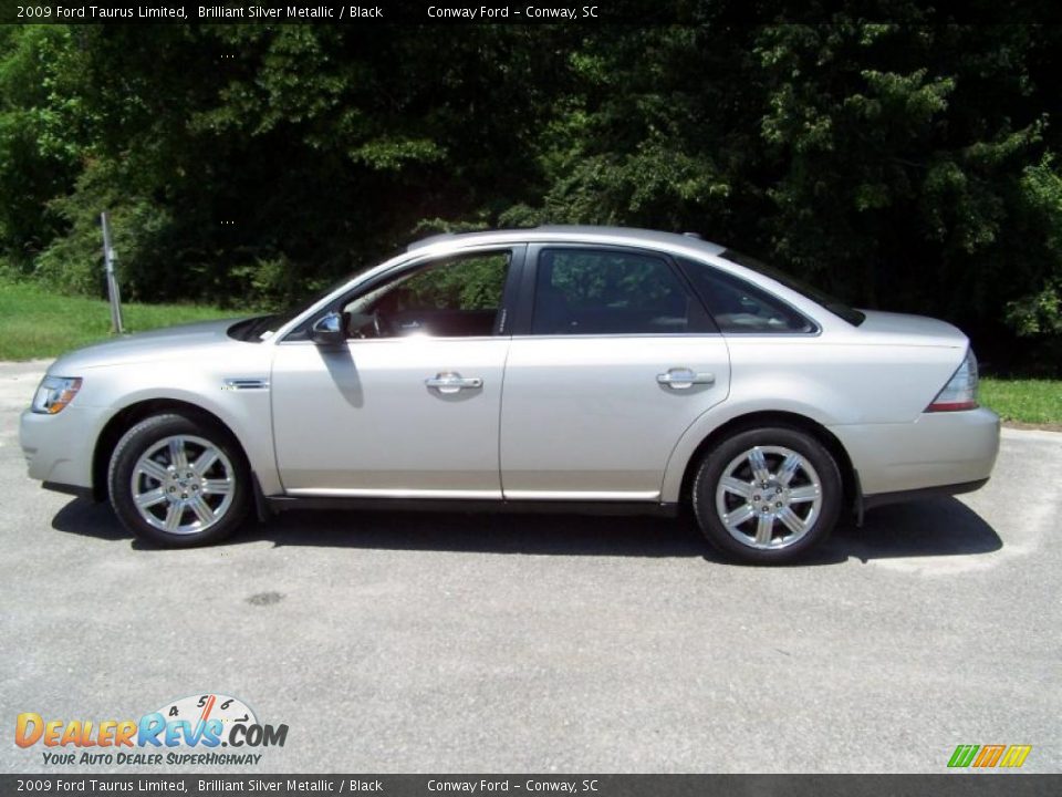 2009 Ford Taurus Limited Brilliant Silver Metallic / Black Photo #8