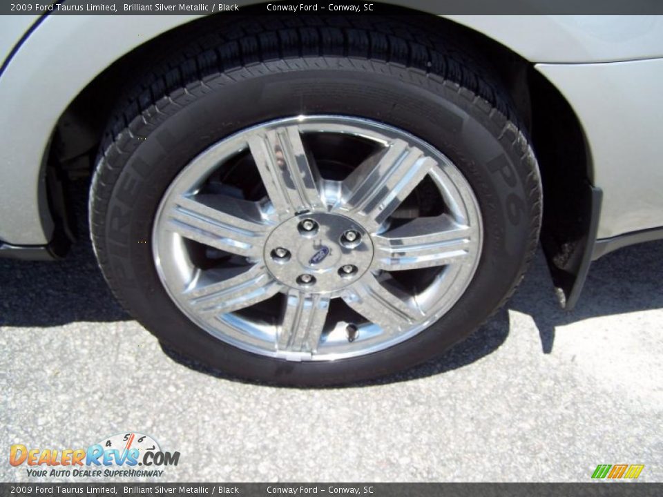 2009 Ford Taurus Limited Brilliant Silver Metallic / Black Photo #9