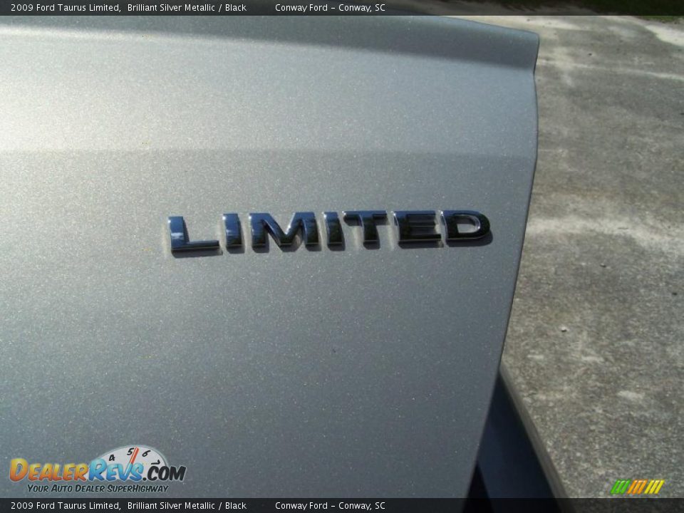 2009 Ford Taurus Limited Brilliant Silver Metallic / Black Photo #13