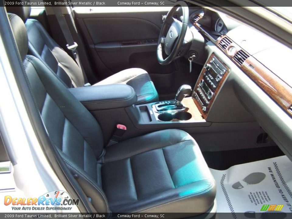 2009 Ford Taurus Limited Brilliant Silver Metallic / Black Photo #18