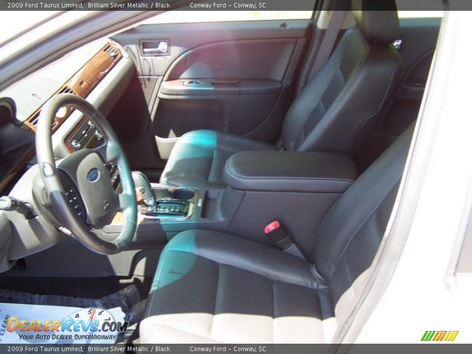 2009 Ford Taurus Limited Brilliant Silver Metallic / Black Photo #23