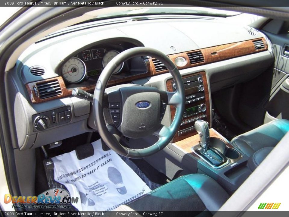 2009 Ford Taurus Limited Brilliant Silver Metallic / Black Photo #24