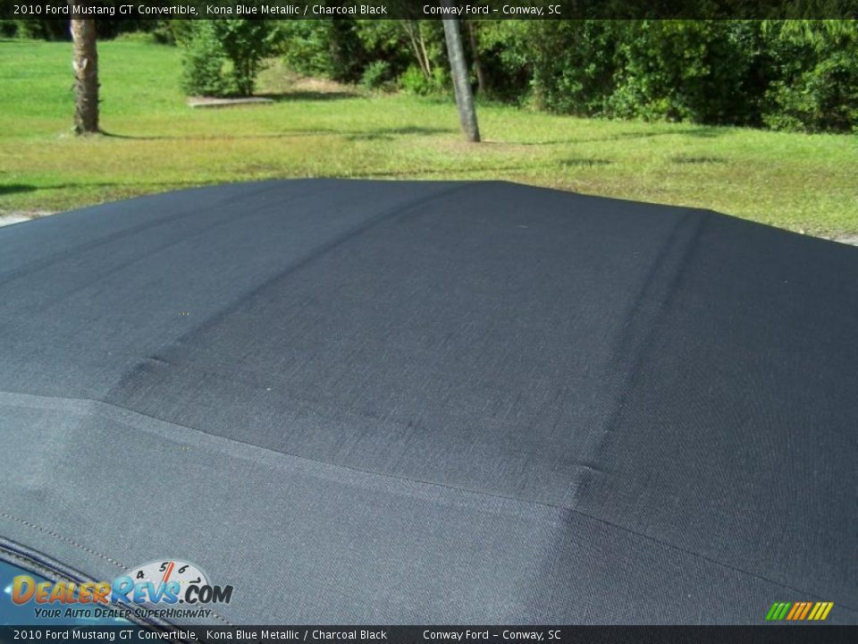 2010 Ford Mustang GT Convertible Kona Blue Metallic / Charcoal Black Photo #9