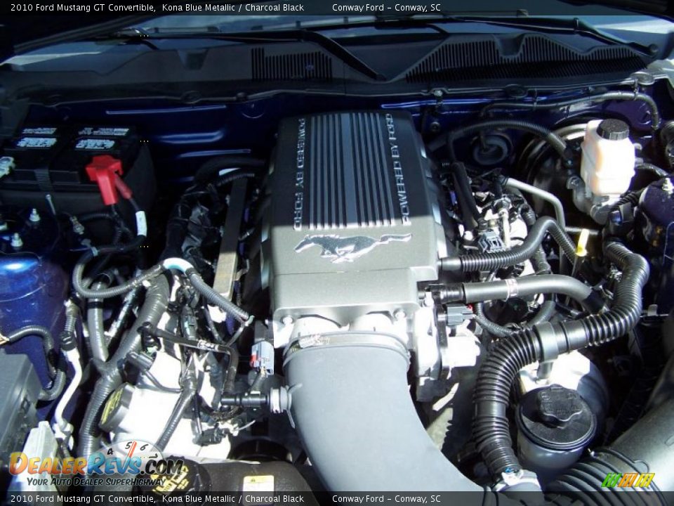 2010 Ford Mustang GT Convertible Kona Blue Metallic / Charcoal Black Photo #12