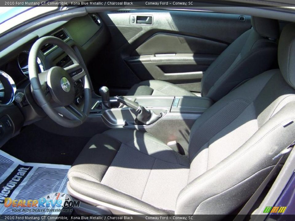 2010 Ford Mustang GT Convertible Kona Blue Metallic / Charcoal Black Photo #20