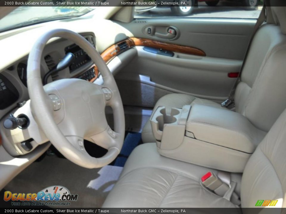 2003 Buick LeSabre Custom Silver Blue Ice Metallic / Taupe Photo #10