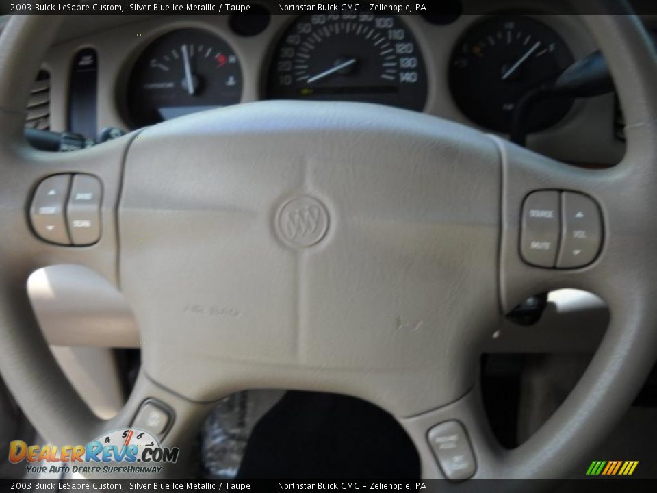 2003 Buick LeSabre Custom Silver Blue Ice Metallic / Taupe Photo #19