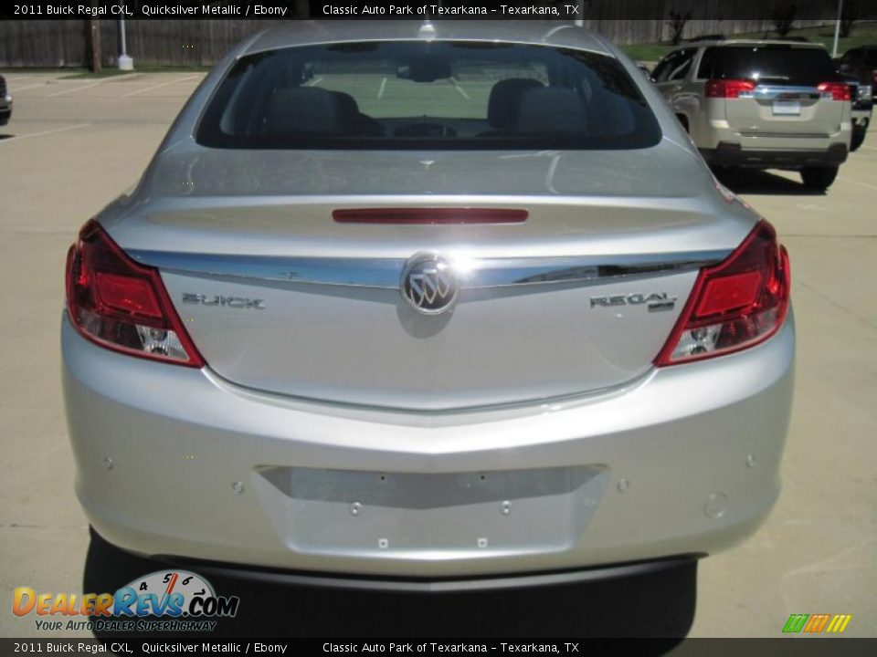 2011 Buick Regal CXL Quicksilver Metallic / Ebony Photo #4