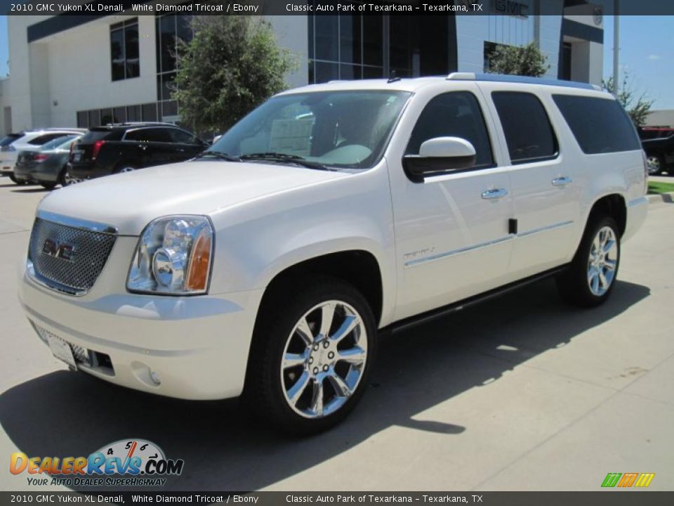 2010 Gmc yukon xl denali white diamond #3