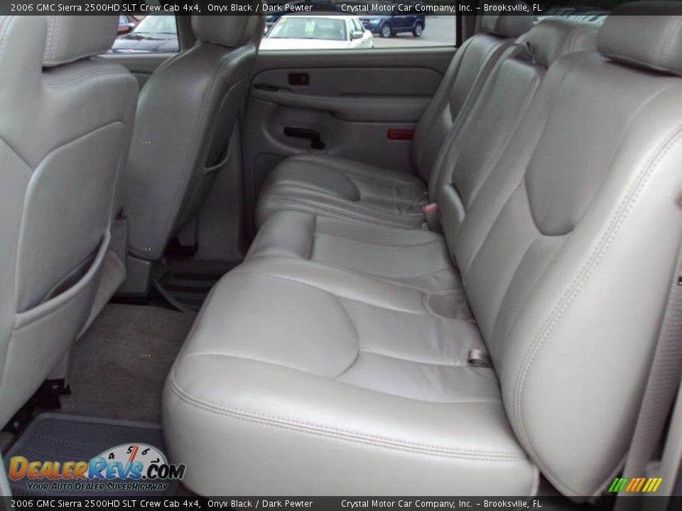 2006 GMC Sierra 2500HD SLT Crew Cab 4x4 Onyx Black / Dark Pewter Photo #5