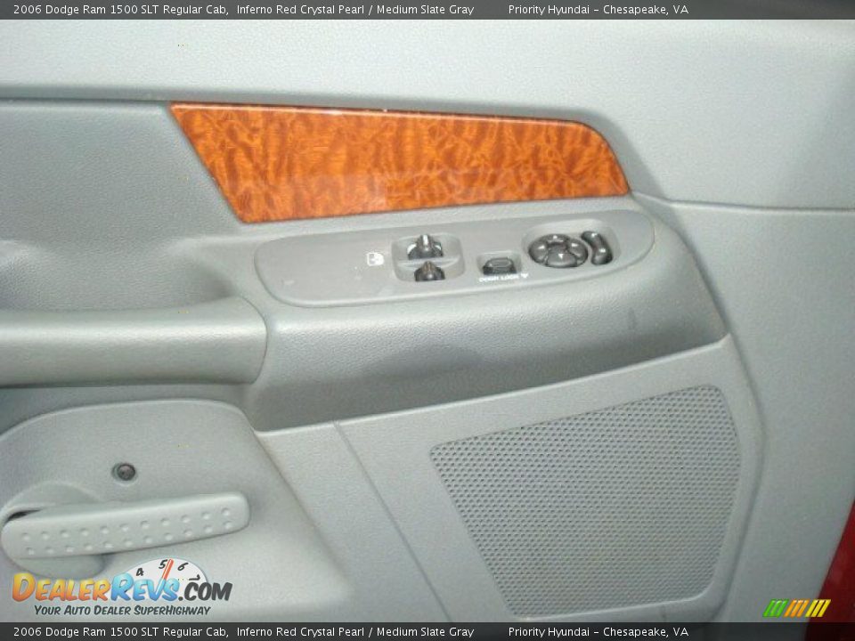 2006 Dodge Ram 1500 SLT Regular Cab Inferno Red Crystal Pearl / Medium Slate Gray Photo #10