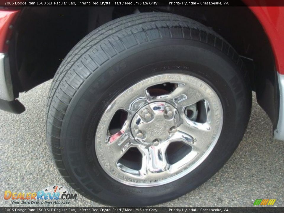 2006 Dodge Ram 1500 SLT Regular Cab Inferno Red Crystal Pearl / Medium Slate Gray Photo #15