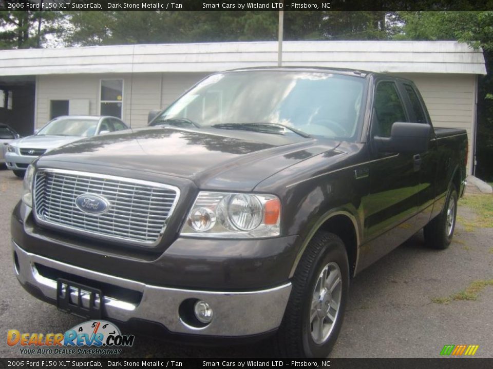 2006 Ford F150 XLT SuperCab Dark Stone Metallic / Tan Photo #6