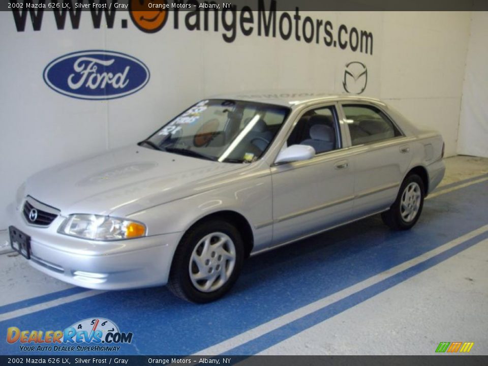 2002 Mazda 626 LX Silver Frost / Gray Photo #1