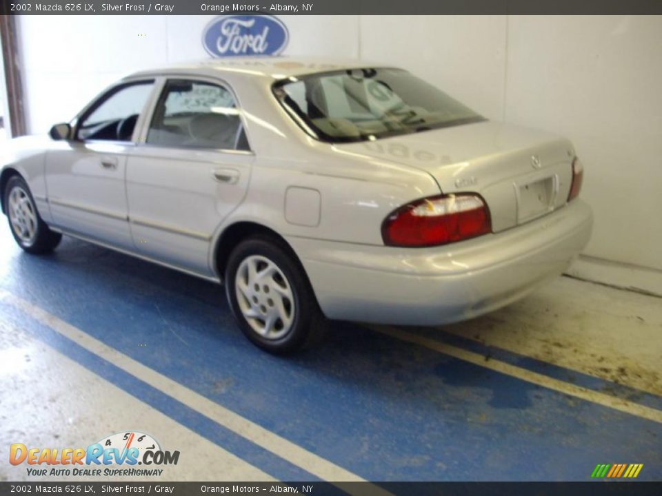 2002 Mazda 626 LX Silver Frost / Gray Photo #2