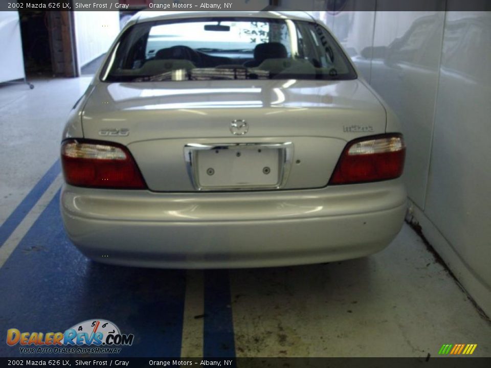 2002 Mazda 626 LX Silver Frost / Gray Photo #4