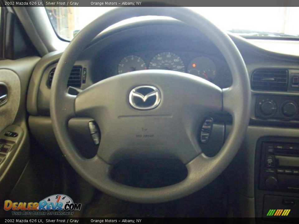 2002 Mazda 626 LX Silver Frost / Gray Photo #7