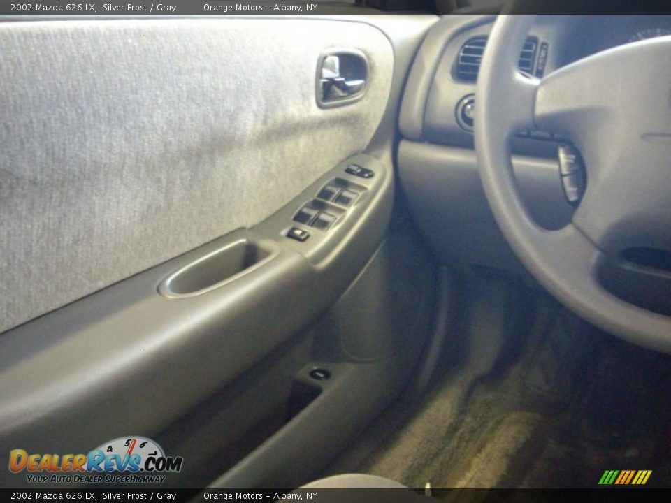 2002 Mazda 626 LX Silver Frost / Gray Photo #8