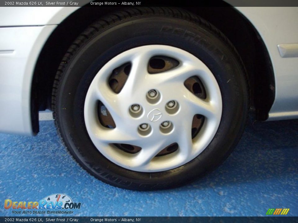 2002 Mazda 626 LX Silver Frost / Gray Photo #10