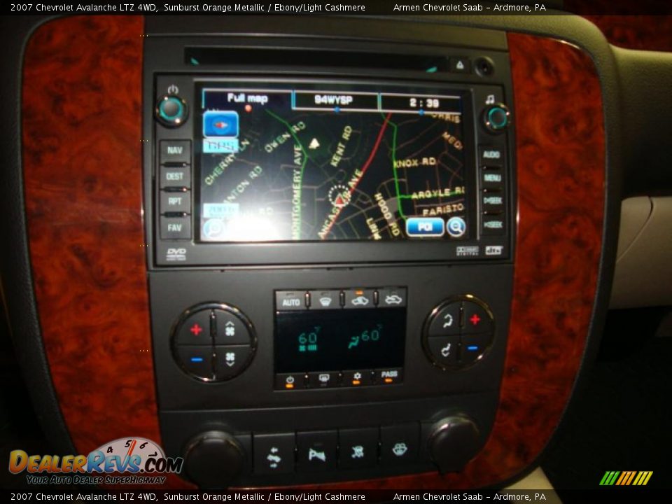 2007 Chevrolet Avalanche LTZ 4WD Sunburst Orange Metallic / Ebony/Light Cashmere Photo #35
