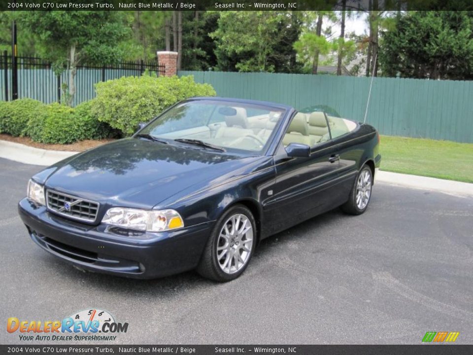 2004 Volvo C70 Low Pressure Turbo Nautic Blue Metallic / Beige Photo #1
