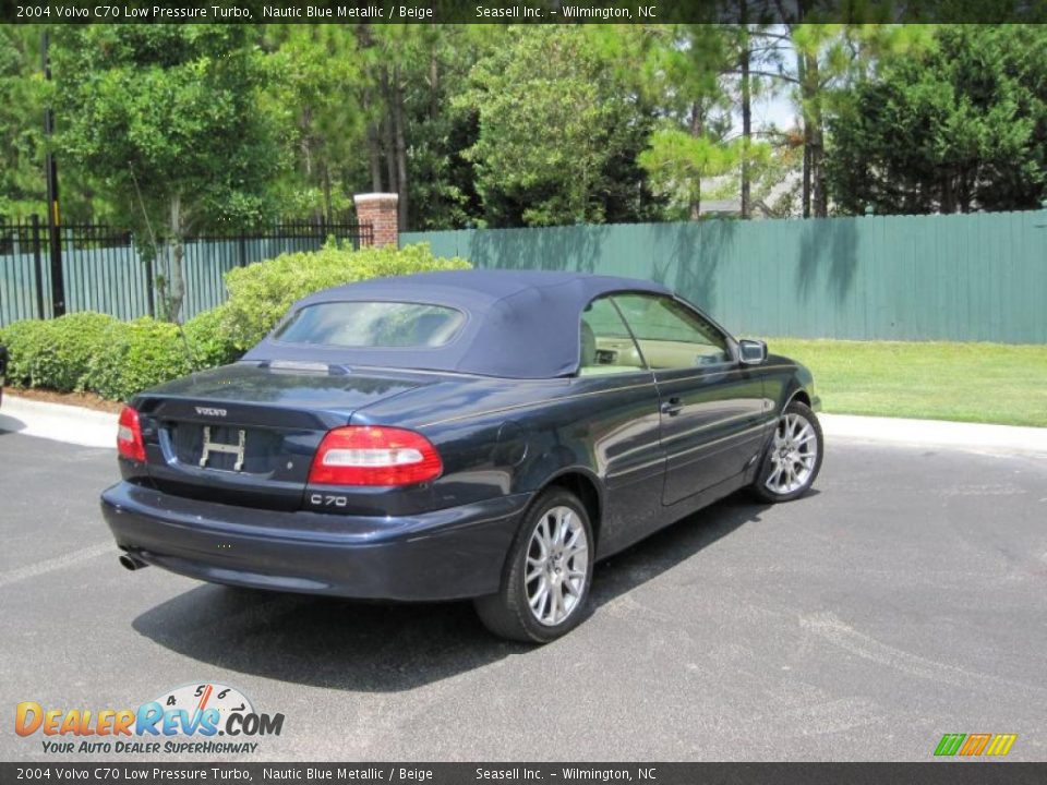 2004 Volvo C70 Low Pressure Turbo Nautic Blue Metallic / Beige Photo #9