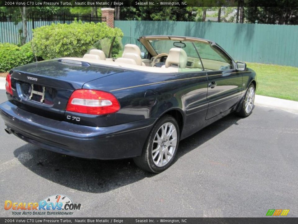 2004 Volvo C70 Low Pressure Turbo Nautic Blue Metallic / Beige Photo #20