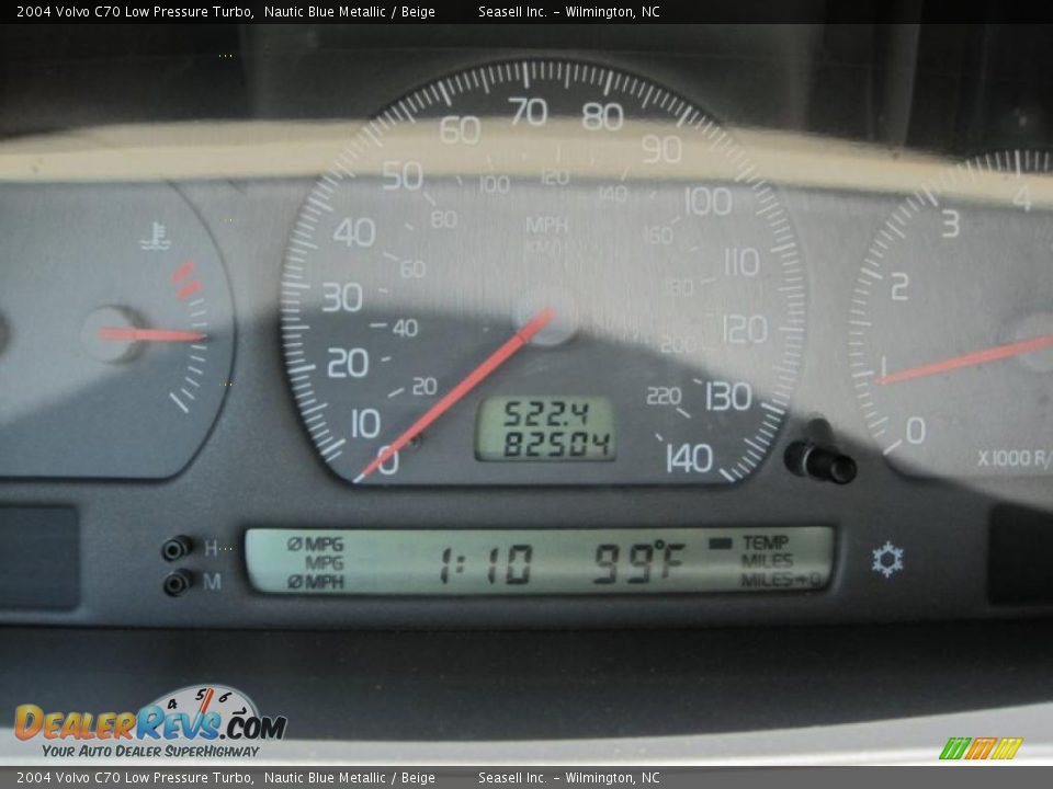 2004 Volvo C70 Low Pressure Turbo Nautic Blue Metallic / Beige Photo #26