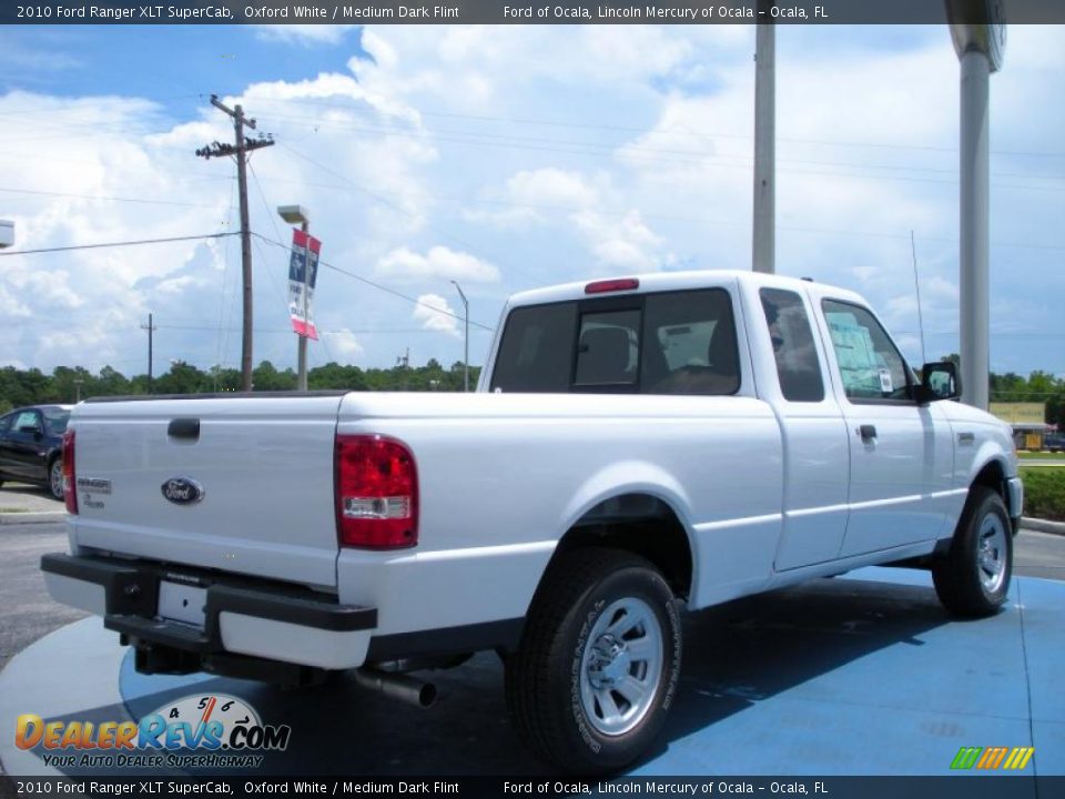 2010 Ford Ranger XLT SuperCab Oxford White / Medium Dark Flint Photo #3