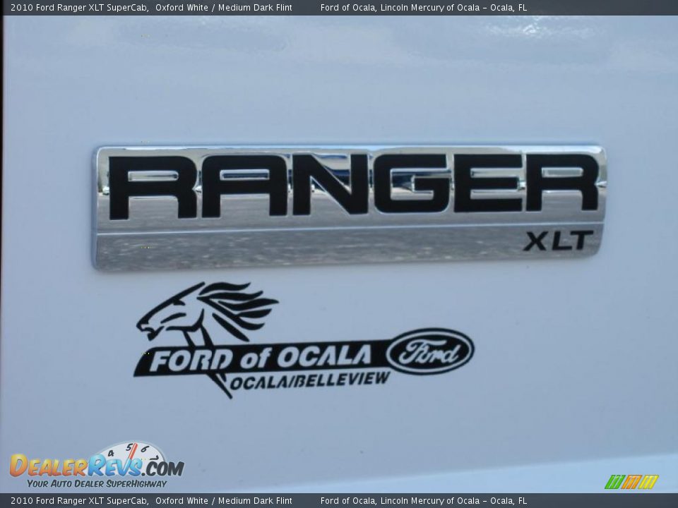 2010 Ford Ranger XLT SuperCab Oxford White / Medium Dark Flint Photo #4