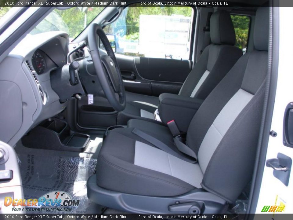 2010 Ford Ranger XLT SuperCab Oxford White / Medium Dark Flint Photo #5