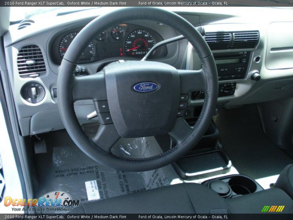 2010 Ford Ranger XLT SuperCab Oxford White / Medium Dark Flint Photo #7
