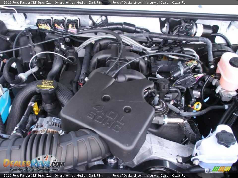2010 Ford Ranger XLT SuperCab Oxford White / Medium Dark Flint Photo #11