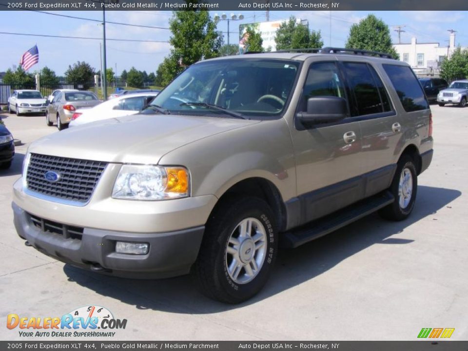 2005 Ford Expedition XLT 4x4 Pueblo Gold Metallic / Medium Parchment Photo #4