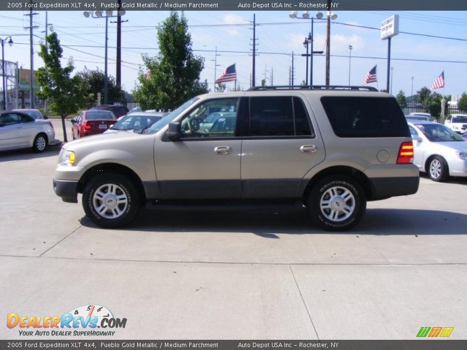 2005 Ford Expedition XLT 4x4 Pueblo Gold Metallic / Medium Parchment Photo #5