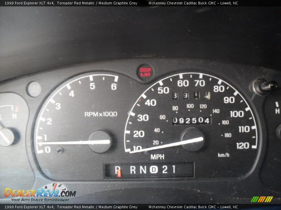 1999 Ford Explorer XLT 4x4 Toreador Red Metallic / Medium Graphite Grey Photo #27