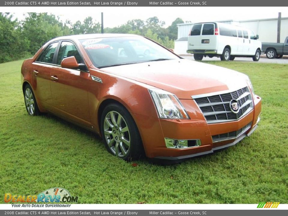 2008 Cadillac CTS 4 AWD Hot Lava Edition Sedan Hot Lava Orange / Ebony Photo #1