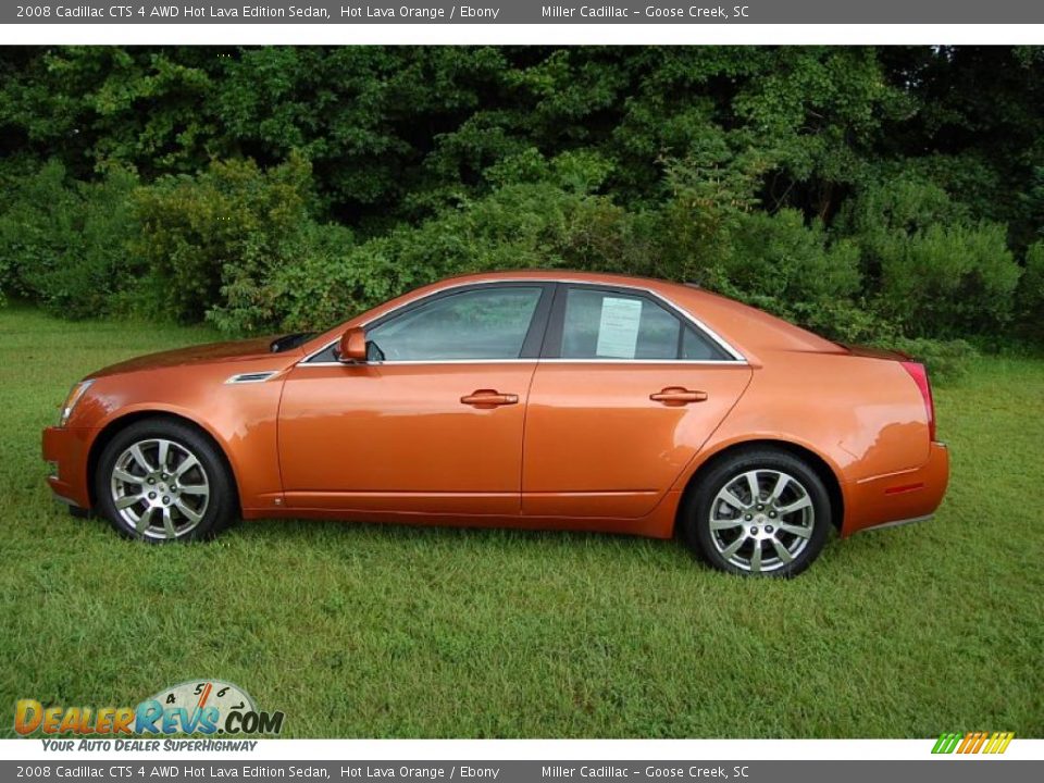 2008 Cadillac CTS 4 AWD Hot Lava Edition Sedan Hot Lava Orange / Ebony Photo #2