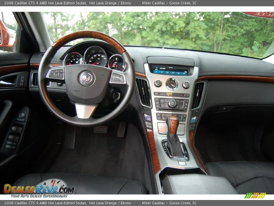 2008 Cadillac CTS 4 AWD Hot Lava Edition Sedan Hot Lava Orange / Ebony Photo #3