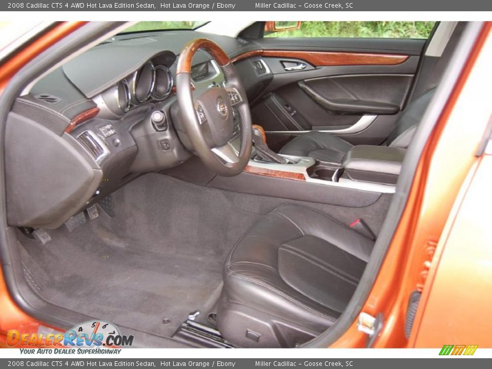 2008 Cadillac CTS 4 AWD Hot Lava Edition Sedan Hot Lava Orange / Ebony Photo #5