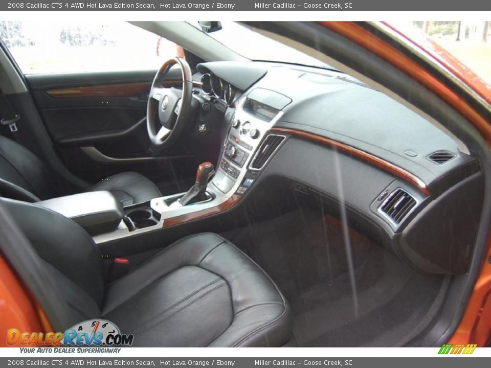 2008 Cadillac CTS 4 AWD Hot Lava Edition Sedan Hot Lava Orange / Ebony Photo #10