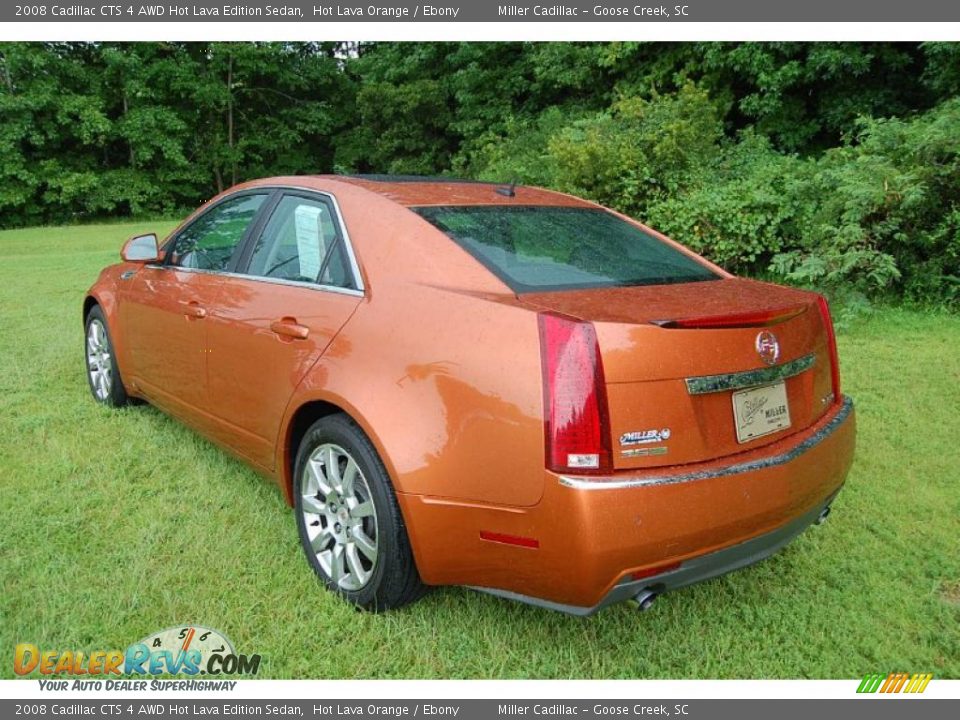 2008 Cadillac CTS 4 AWD Hot Lava Edition Sedan Hot Lava Orange / Ebony Photo #15