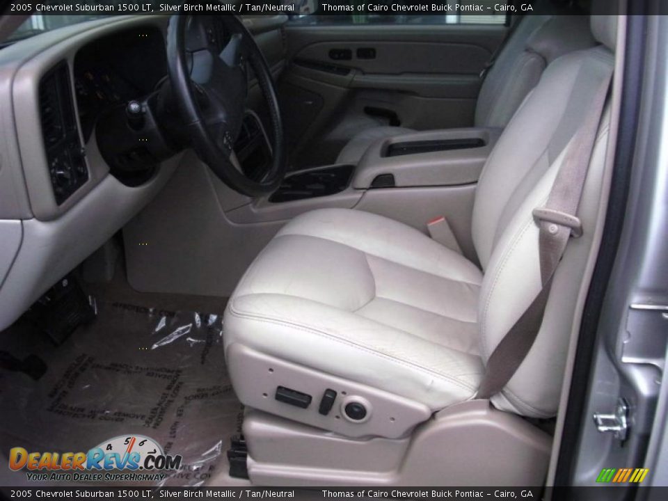 2005 Chevrolet Suburban 1500 LT Silver Birch Metallic / Tan/Neutral Photo #9
