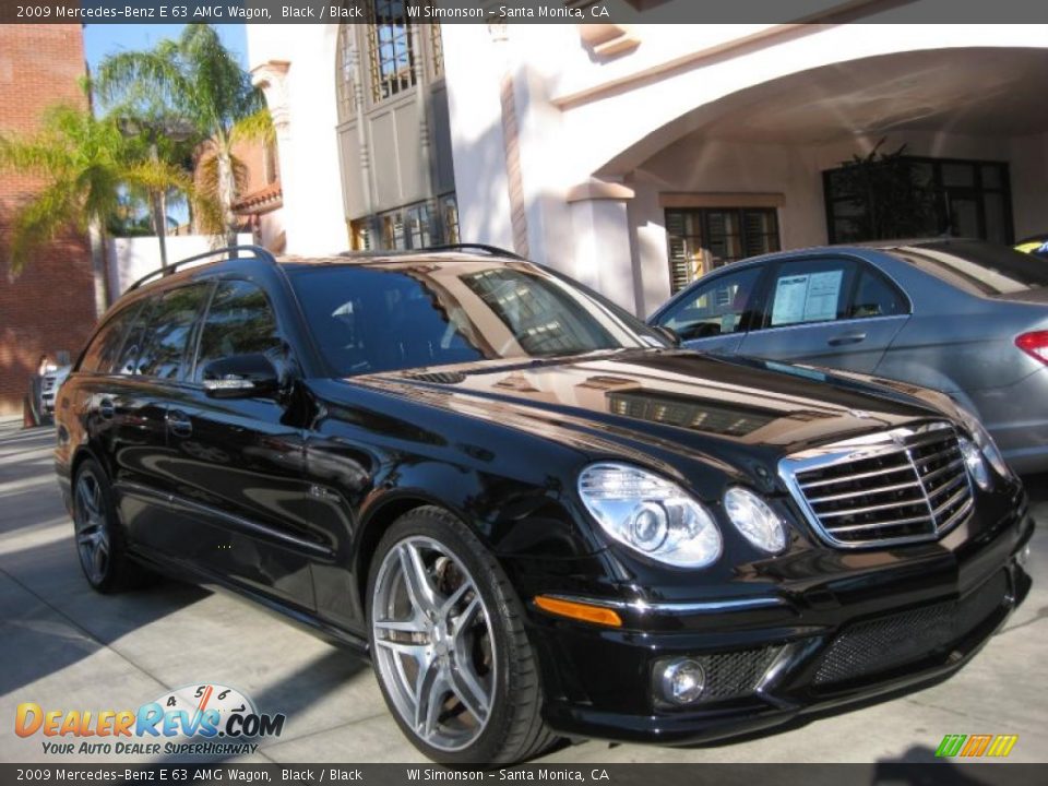 2009 Mercedes-Benz E 63 AMG Wagon Black / Black Photo #1