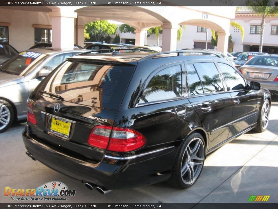 2009 Mercedes-Benz E 63 AMG Wagon Black / Black Photo #2