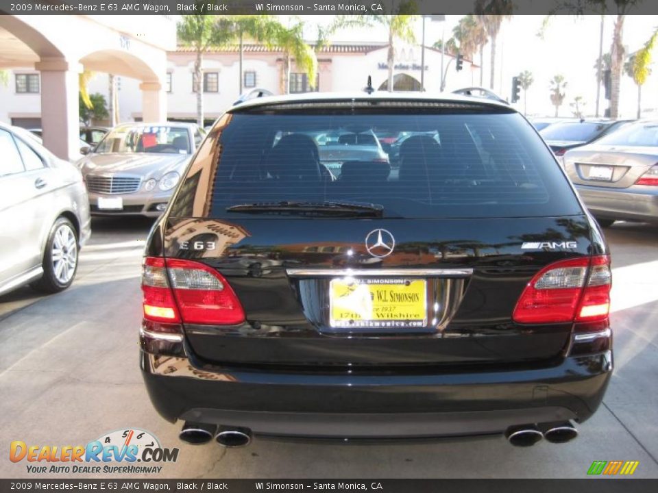 2009 Mercedes-Benz E 63 AMG Wagon Black / Black Photo #3