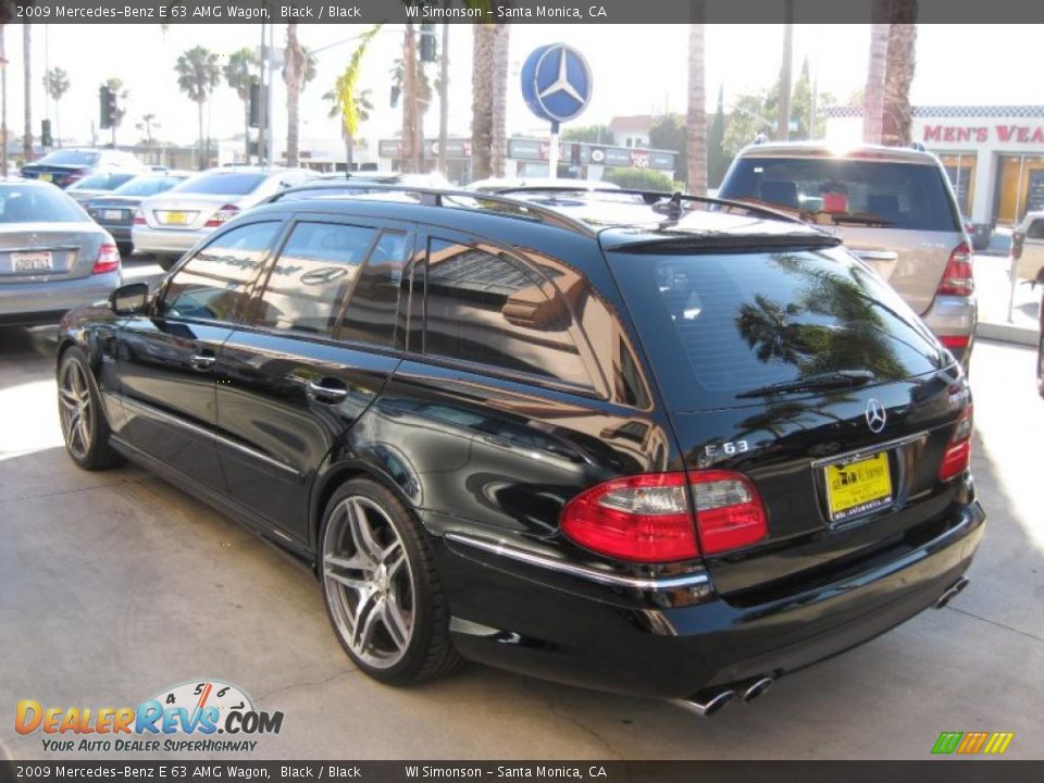 2009 Mercedes-Benz E 63 AMG Wagon Black / Black Photo #7