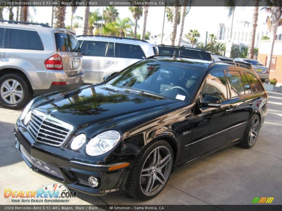 2009 Mercedes-Benz E 63 AMG Wagon Black / Black Photo #9