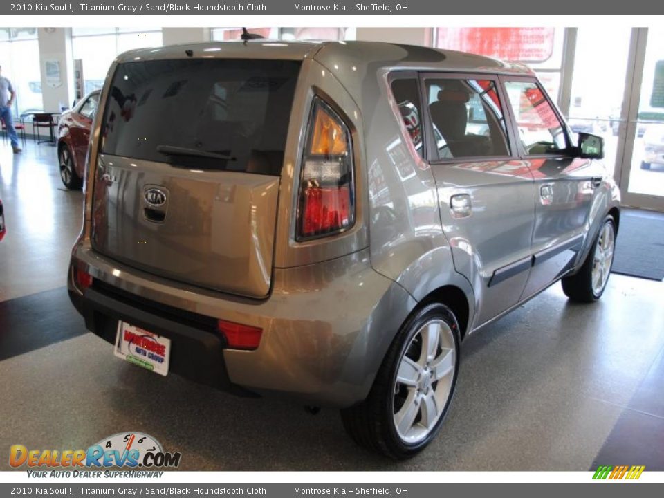 2010 Kia Soul ! Titanium Gray / Sand/Black Houndstooth Cloth Photo #8