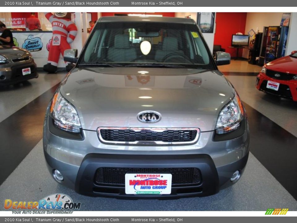 2010 Kia Soul ! Titanium Gray / Sand/Black Houndstooth Cloth Photo #11